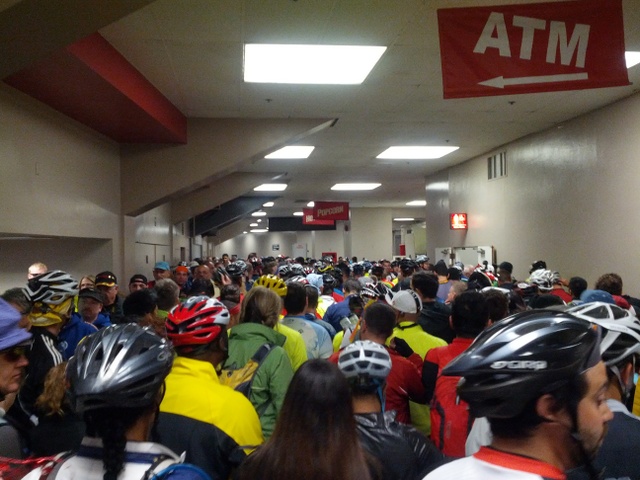 To the bikes! To the bikes!