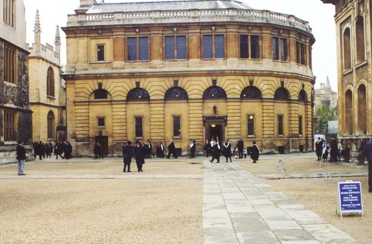 Sheldonian exterior.